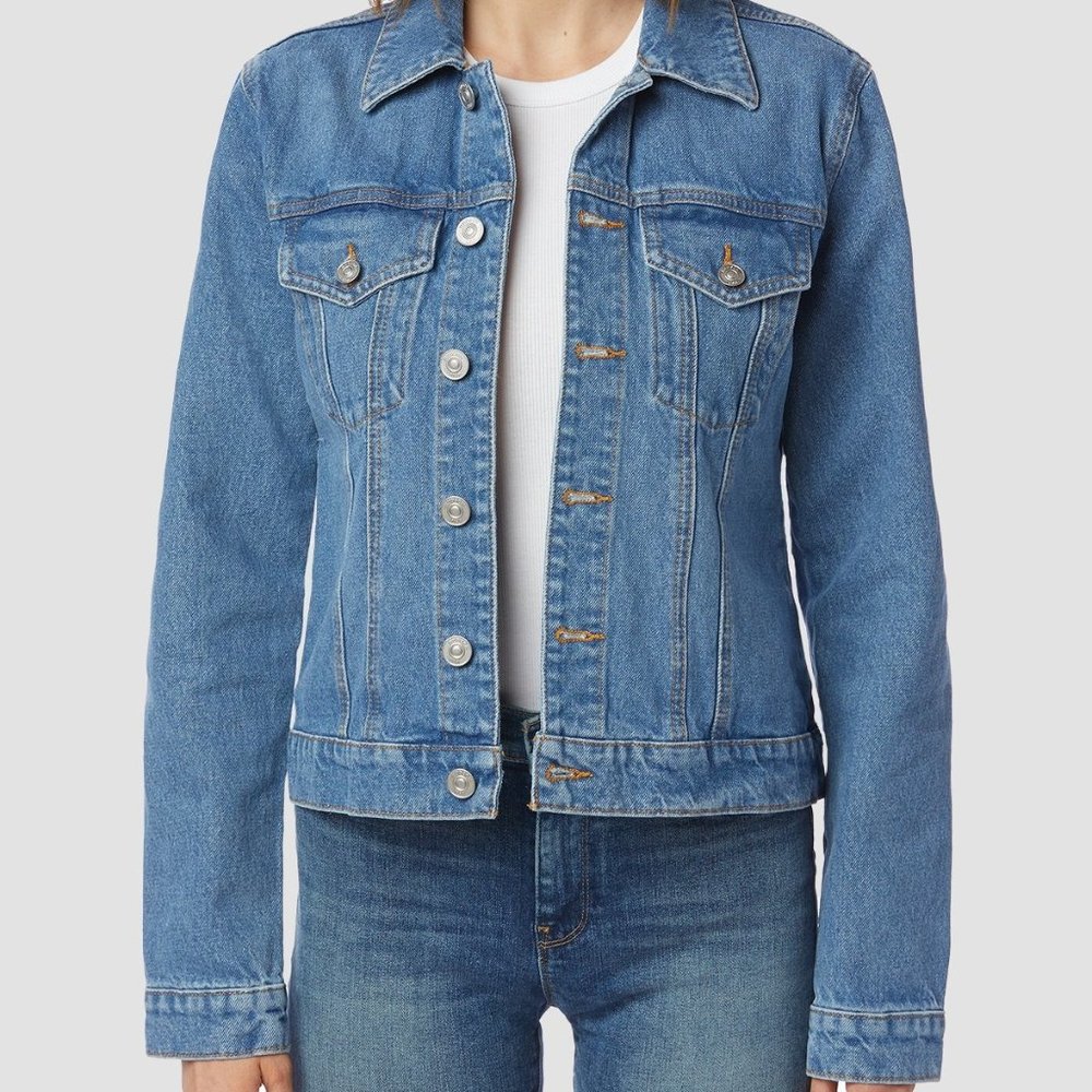 NWT Hudson Classic Fitted Denim Jacket (S/M)